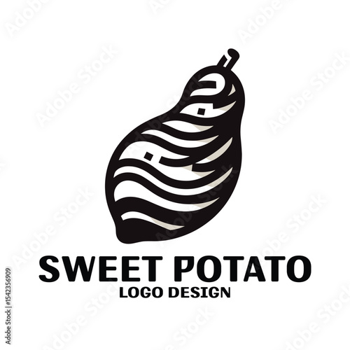 Sweet Potato Vector Logo Design