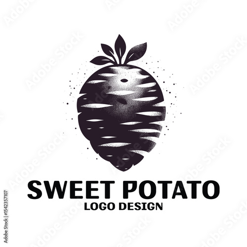 Sweet Potato Vector Logo Design