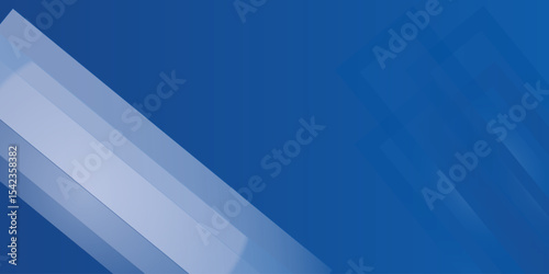 Abstract bacgkround blue and white gradient. Modern blue abstract rectangle box lines background for presentation design, banner, brocure, and business card