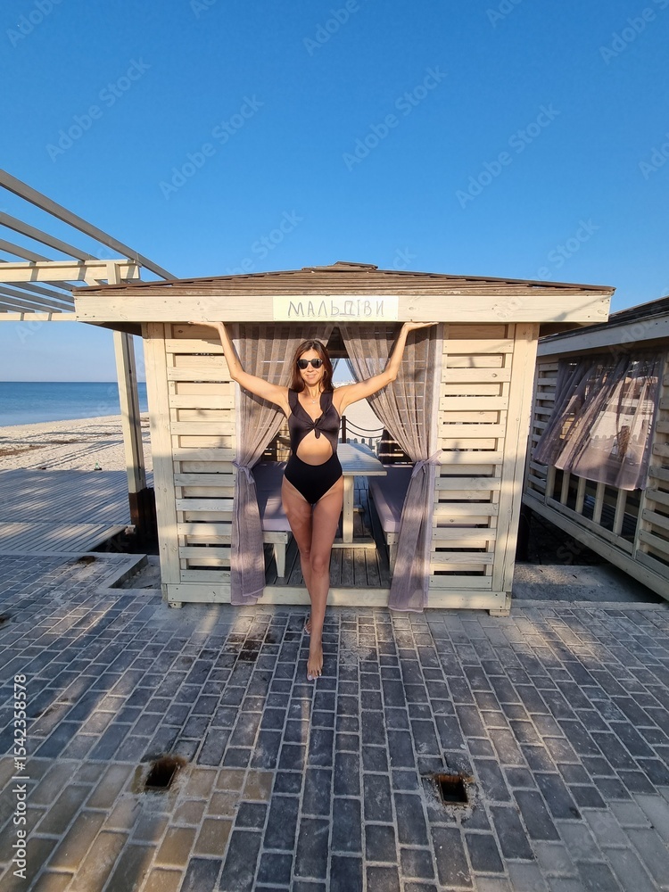 woman on the pier woman on the pier