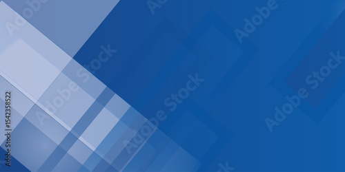 Abstract bacgkround blue and white gradient. Modern blue abstract rectangle box lines background for presentation design, banner, brocure, and business card