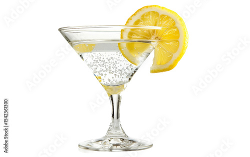 Wallpaper Mural A Slice of Citrus Charm Topping Off a Stylish Cocktail Glass with Perfect Precision Torontodigital.ca