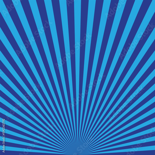 abstract blue color sun burst pattern design