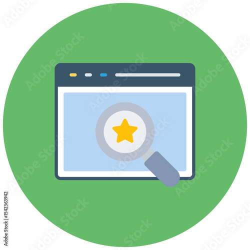 Serp icon vector image. Can be used for Internet Marketing Service.
