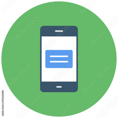 Smartphone icon vector image. Can be used for Internet Marketing Service.