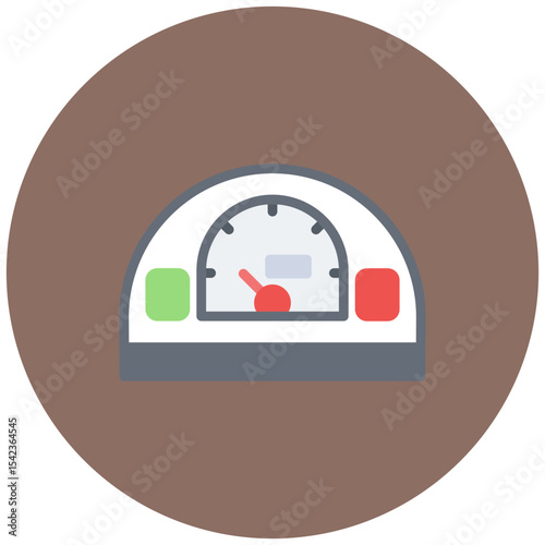 Odometer icon vector image. Can be used for Automotive Dealership.