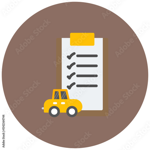 View Inventory icon vector image. Can be used for Automotive Dealership.