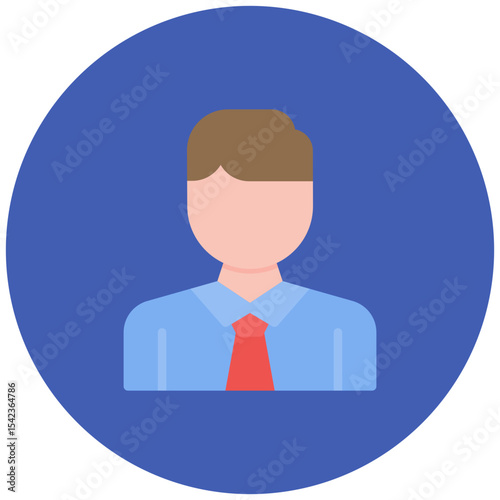 Client Male icon vector image. Can be used for Public Relations Agency.
