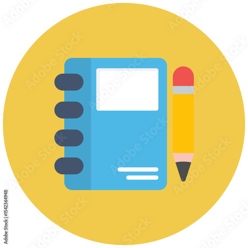 Journal icon vector image. Can be used for Public Relations Agency.