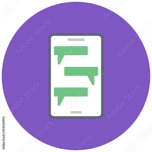 Messaging icon vector image. Can be used for Public Relations Agency.