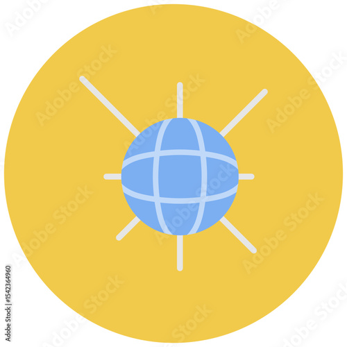 Networking icon vector image. Can be used for Public Relations Agency.