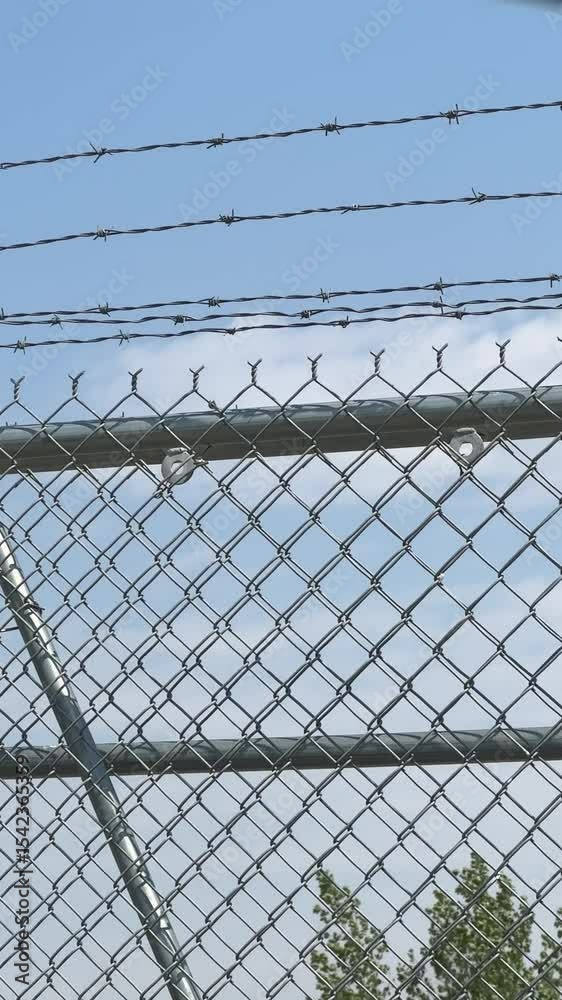 barbed wire fence barbed wire fence