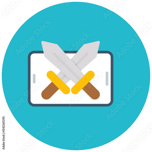 Battle Royale icon vector image. Can be used for Game Development.