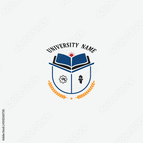 3271 educational logo school college university learning institute book academy organization [Converted]