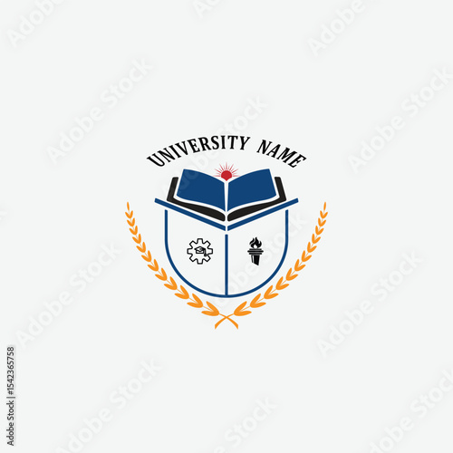 3272 educational logo school college university learning institute book academy organization [Converted]