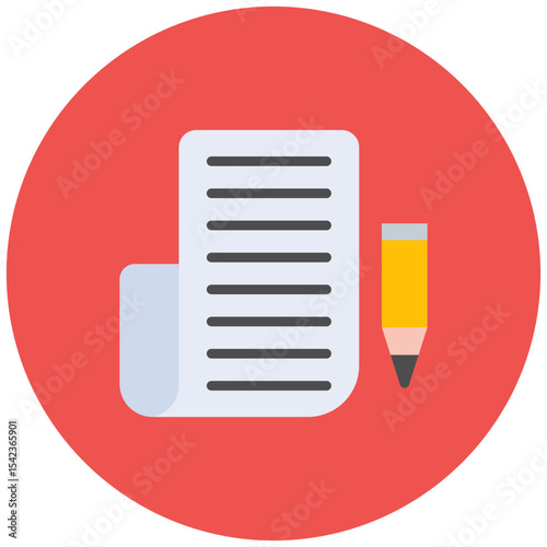 Text Editor icon vector image. Can be used for Game Development.