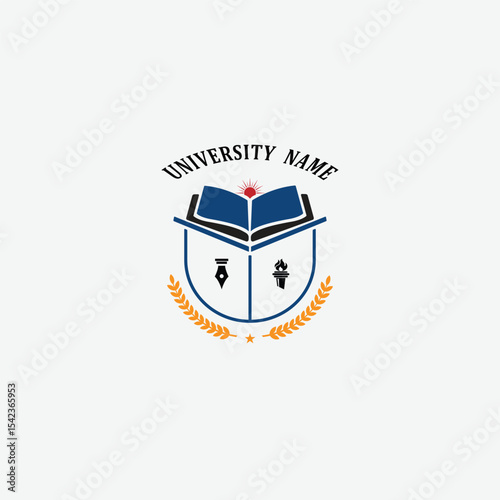 3276 educational logo school college university learning institute book academy organization [Converted]