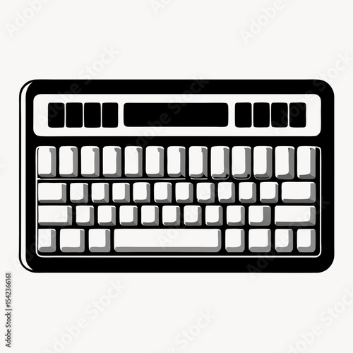 black computer keyboard