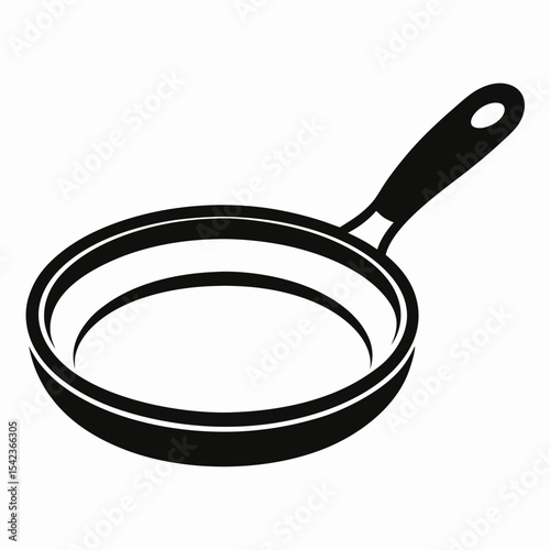frying pan isolated on white
