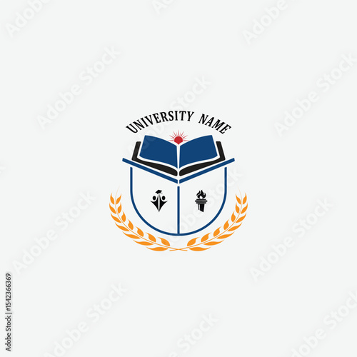 3285 educational logo school college university learning institute book academy organization [Converted]
