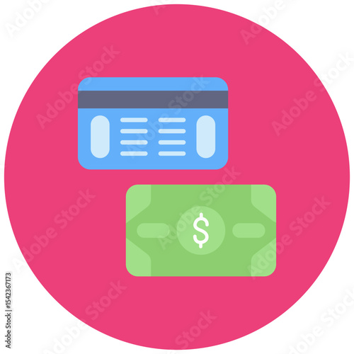 Accounting Methods icon vector image. Can be used for Accounting.