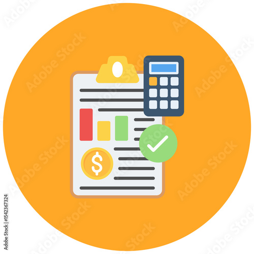 Accounting Standards icon vector image. Can be used for Accounting.