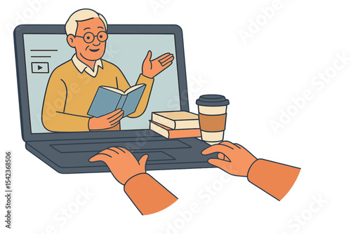 Online courses and webinars provide educational opportunities for seniors through distance learning with university tutors and educators