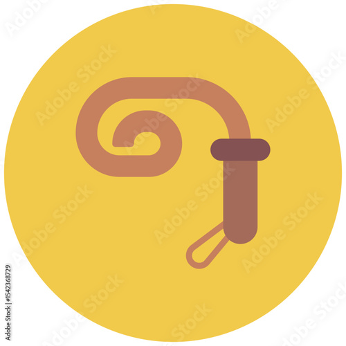 Whip icon vector image. Can be used for Politics.