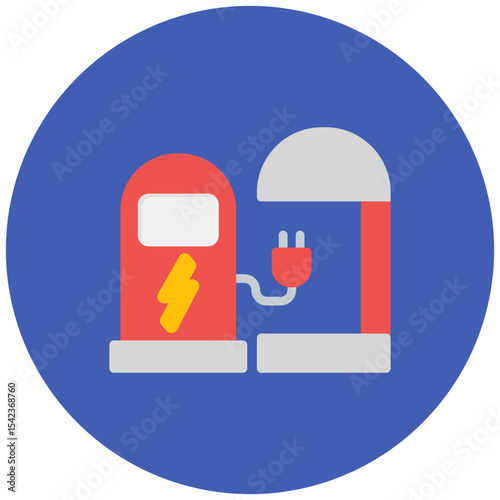 Charging Stand icon vector image. Can be used for Personal Transportation.
