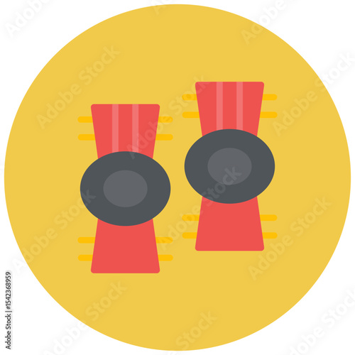 Knee Guards icon vector image. Can be used for Personal Transportation.