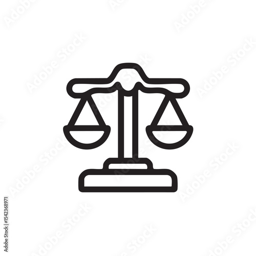 Legal symbol representing justice and balance in legal systems