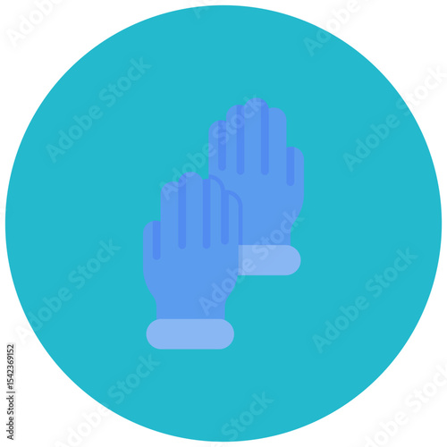 Protective Gloves icon vector image. Can be used for Personal Transportation.