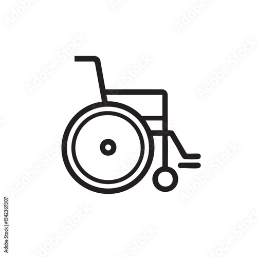 Simple design of a wheelchair for accessibility concept