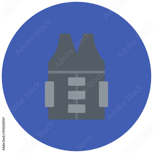 Body Armor icon vector image. Can be used for Battle Royale.