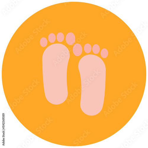 Footsteps icon vector image. Can be used for Battle Royale.
