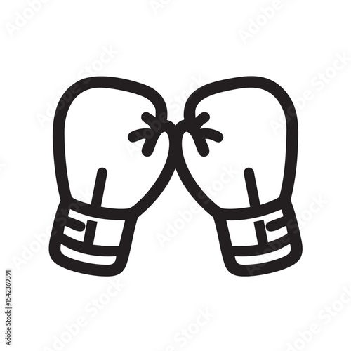 Boxing gloves symbolize competition and sportsmanship