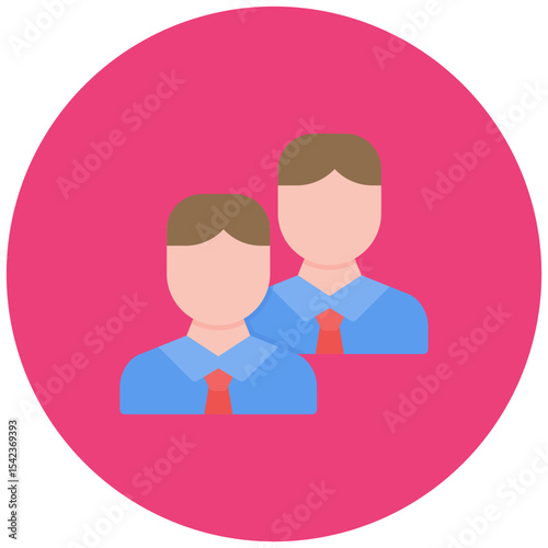 Duo icon vector image. Can be used for Battle Royale.