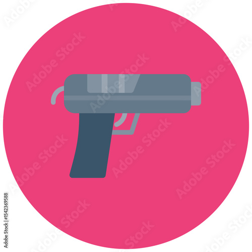 Pistol icon vector image. Can be used for Battle Royale.
