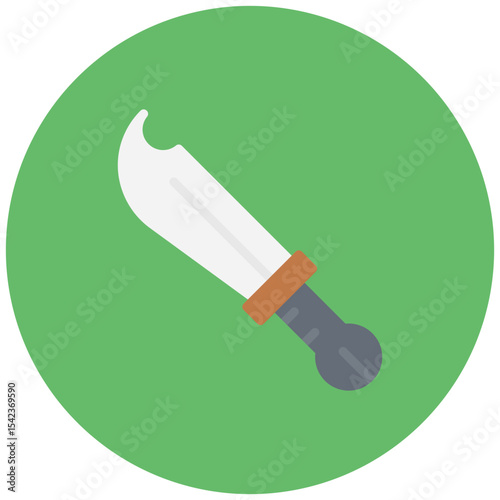 Melee Weapon icon vector image. Can be used for Battle Royale.