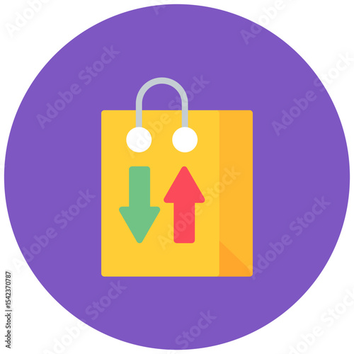 Buying Decision icon vector image. Can be used for Merchandising.