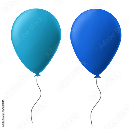 balloon illustration for birthday, celebration, new year or other design assets