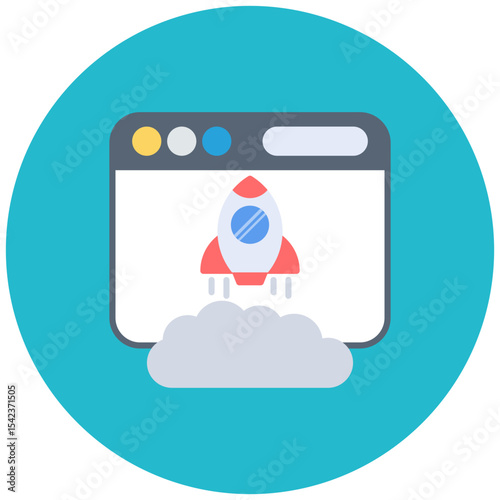 Landing Page icon vector image. Can be used for Internet Marketing.