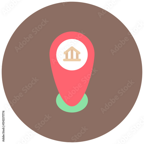 Interactive Exhibit icon vector image. Can be used for Museum.