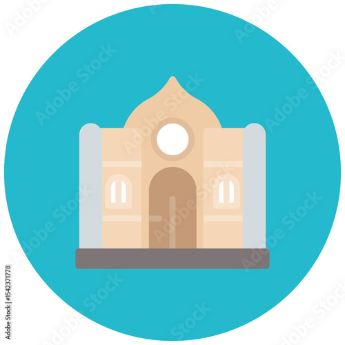 History Museum icon vector image. Can be used for Museum.