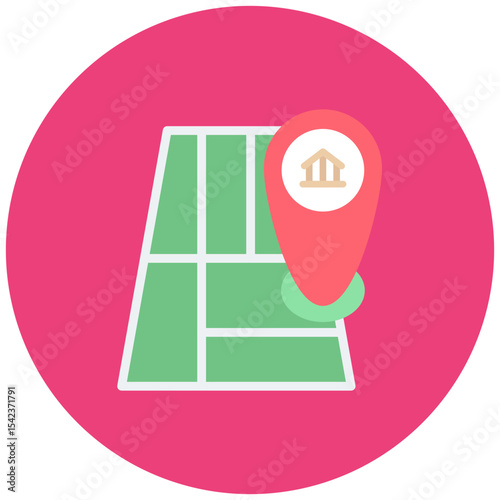 Local Museum icon vector image. Can be used for Museum.