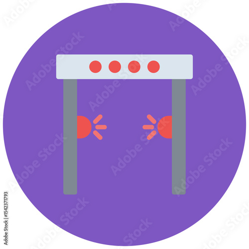 Metal Detector icon vector image. Can be used for Museum.