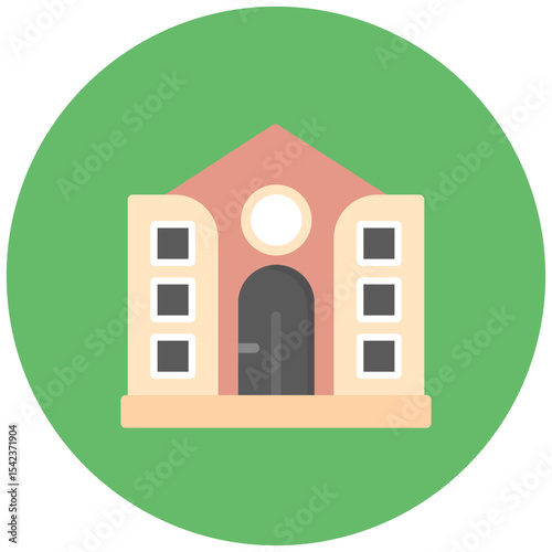 Museum icon vector image. Can be used for Museum.