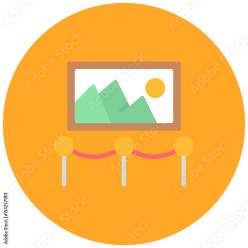 Nature Museum icon vector image. Can be used for Museum.