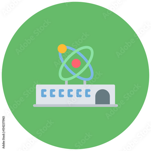 Science Museum icon vector image. Can be used for Museum.