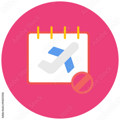 Overbooking icon vector image. Can be used for Airline.